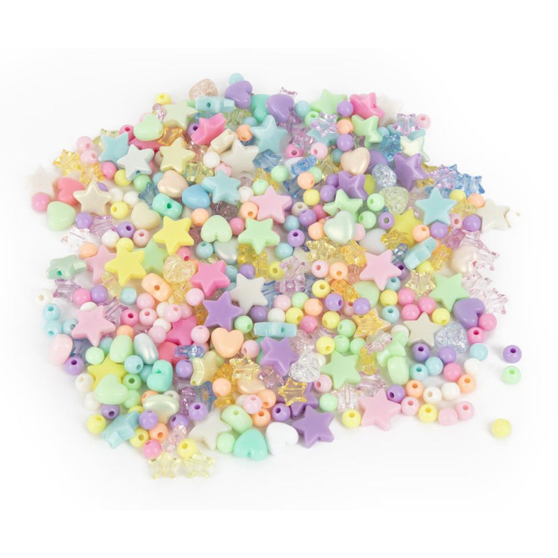 CousinDIY Bead Tub - Pastel Hearts & Stars*