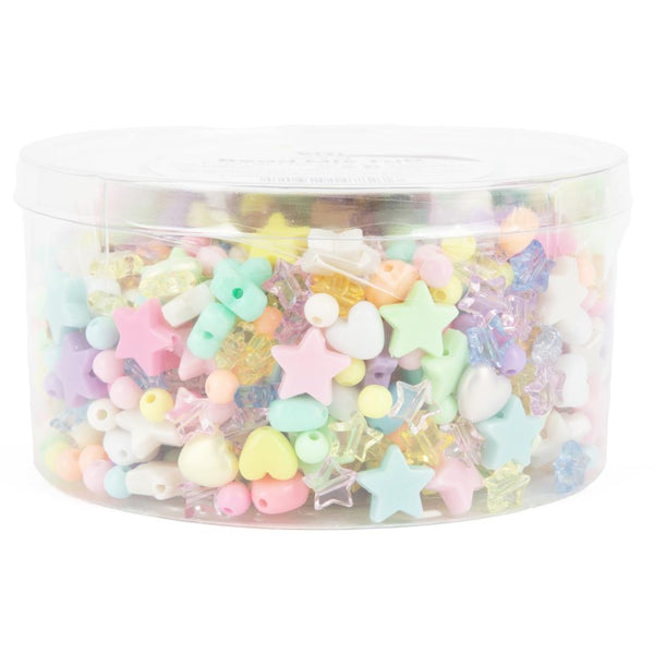 CousinDIY Bead Tub - Pastel Hearts & Stars*