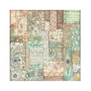 Stamperia Polyester Fabric 12"x 12" 4/Pkg - Brocante Antiques