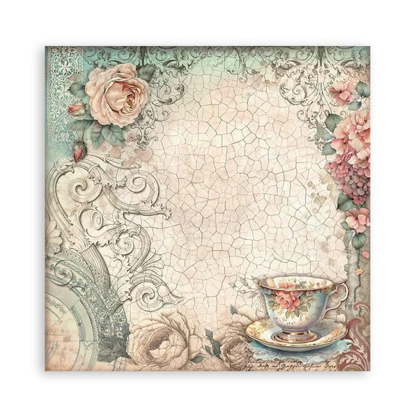 Stamperia Single-Sided Paper Pad 8"x 8" 22/Pkg - Brocante Antiques