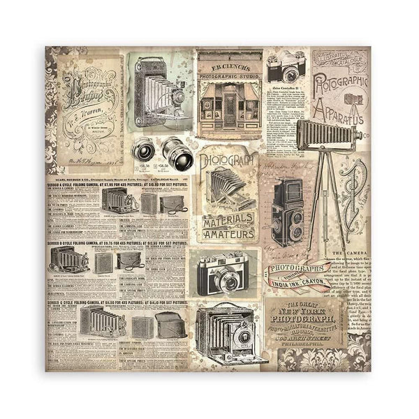 Stamperia Single-Sided Paper Pad 8"x 8" 22/Pkg - Brocante Antiques