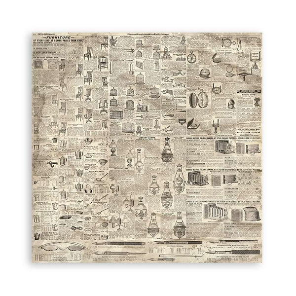 Stamperia Single-Sided Paper Pad 8"x 8" 22/Pkg - Brocante Antiques