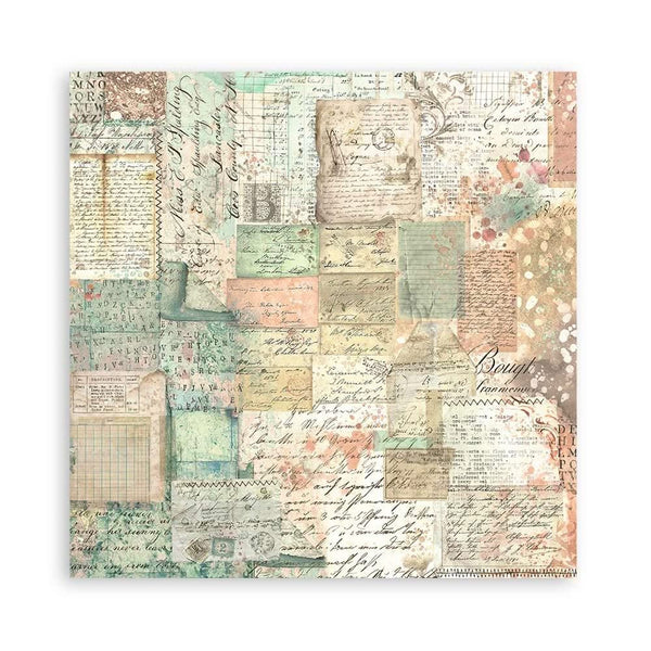 Stamperia Single-Sided Paper Pad 8"x 8" 22/Pkg - Brocante Antiques