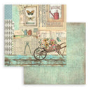 Stamperia Double-Sided Paper Pad 8"x 8" 10/Pkg - Garden