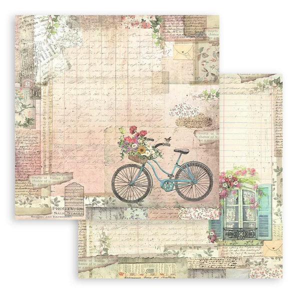 Stamperia Double-Sided Paper Pad 12"x 12" 10/Pkg - Garden
