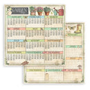 Stamperia Double-Sided Paper Pad 8"x 8" 10/Pkg - Garden