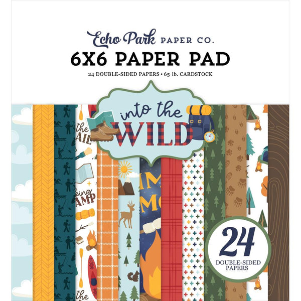 Echo Park Double-Sided Paper Pad 6"X6" Into The Wild*