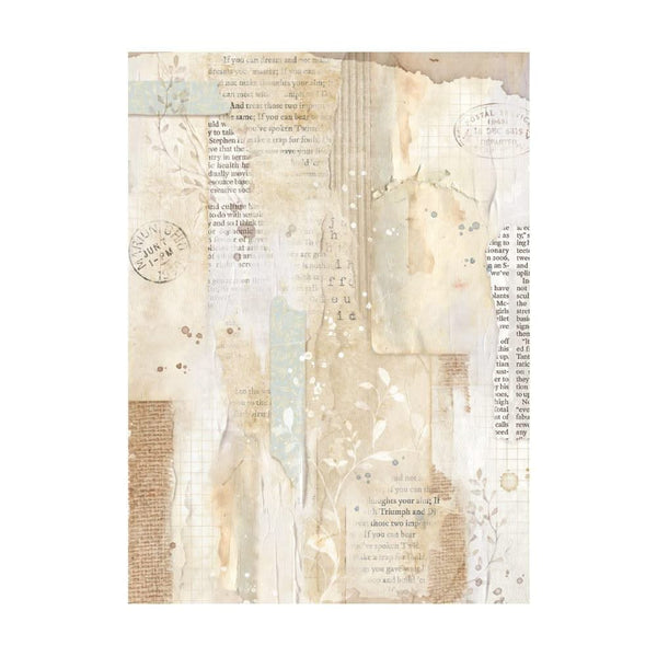 Stamperia Assorted Rice Paper Backgrounds A6 8/Sheets - Create Happiness Secret Diary*