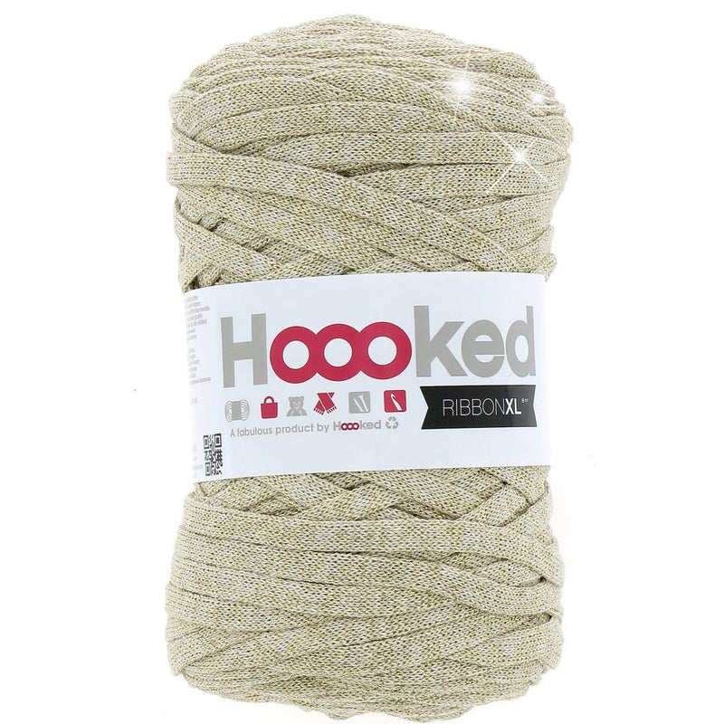 Hoooked Ribbon XL Lurex - Golden Dust