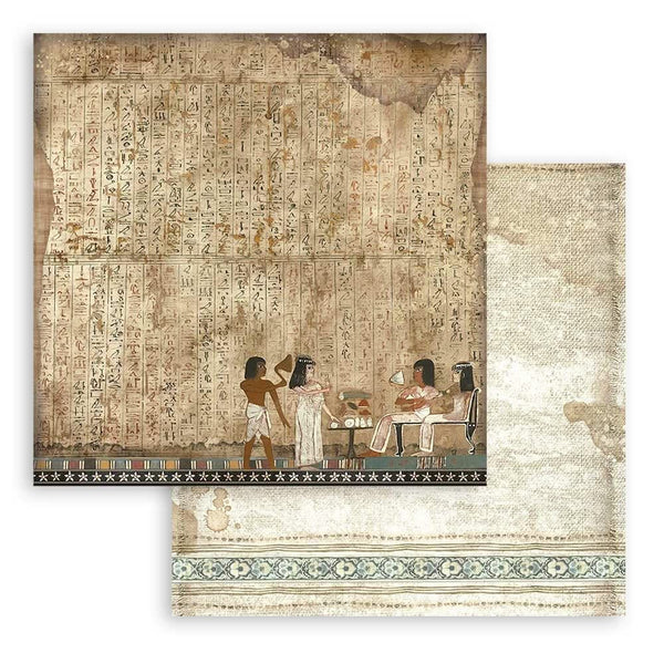 Stamperia Backgrounds Double-Sided Paper Pad 12"x 12" 10/Pkg - Land of Pharaohs