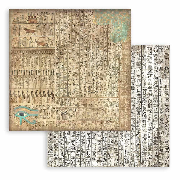 Stamperia Backgrounds Double-Sided Paper Pad 12"x 12" 10/Pkg - Land of Pharaohs