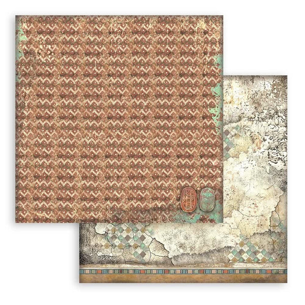 Stamperia Backgrounds Double-Sided Paper Pad 12"x 12" 10/Pkg - Land of Pharaohs