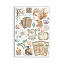 Stamperia A5 Washi Pad 8/Pkg - Fortune