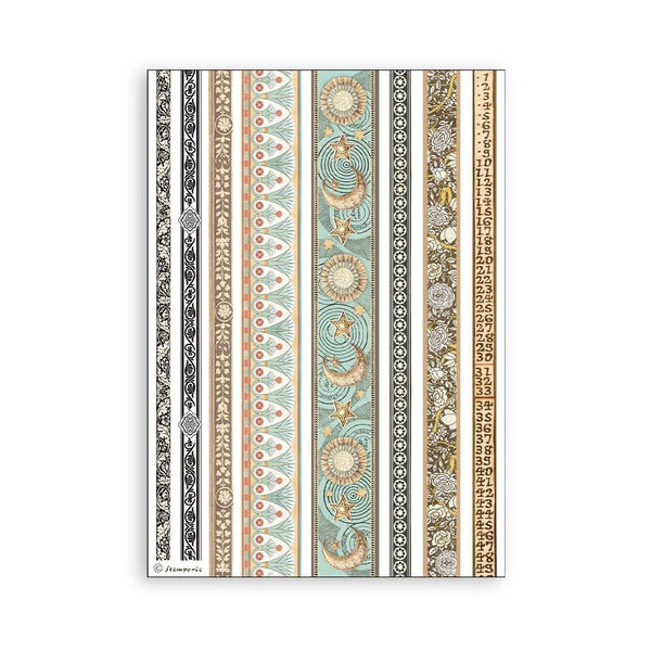 Stamperia A5 Washi Pad 8/Pkg - Fortune