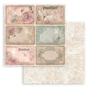 Stamperia Double-Sided Paper Pad 8"x 8" 10/Pkg - Shabby Rose