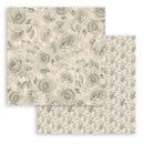 Stamperia Double-Sided Paper Pad 8"x 8" 10/Pkg - Shabby Rose