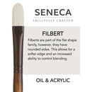 Willow Wolfe Seneca Artist Filbert Brush 8*