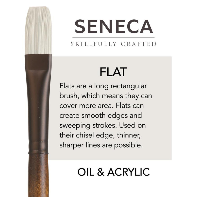 Willow Wolfe Seneca Artist Flat Brush 0*