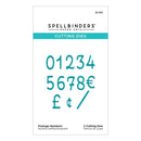 Spellbinders Etched Dies Postage Numbers