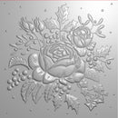 Sara Signature 3D Embossing Folder 5.5"X5.5" Christmas Roses