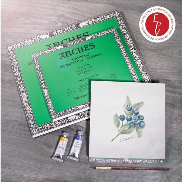 Arches Watercolour Block - Cold Pressed 300gsm 18cm x 26cm - 20 Sheets