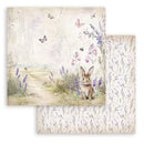 Stamperia Double-Sided Paper Pad 12"x 12" 10/Pkg - Lavender