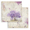 Stamperia Double-Sided Paper Pad 8"x 8" 10/Pkg - Lavender