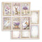 Stamperia Double-Sided Paper Pad 8"x 8" 10/Pkg - Lavender