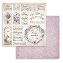 Stamperia Double-Sided Paper Pad 12"x 12" 10/Pkg - Lavender
