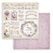 Stamperia Double-Sided Paper Pad 8"x 8" 10/Pkg - Lavender