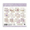 Stamperia Double-Sided Paper Pad 8"x 8" 10/Pkg - Lavender