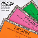 Arches Watercolour Block - Rough 300gsm 18cm x 26cm - 20 Sheets