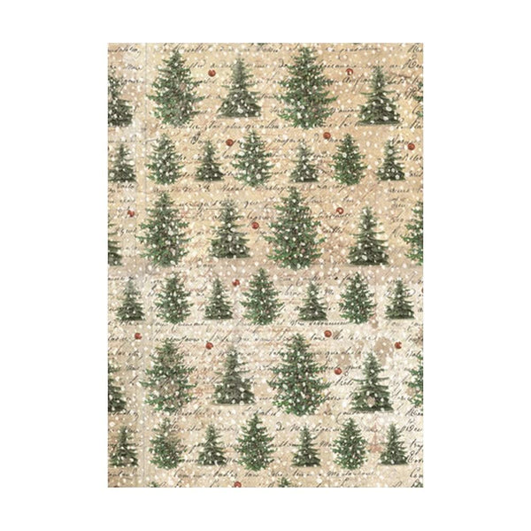 Stamperia Assorted Rice Paper Backgrounds A6 8/Sheets - Classic Christmas