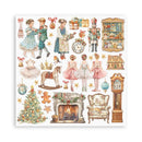 Stamperia Double-Sided paper Pad 8"x 8" 10/Pkg - The Nutcracker