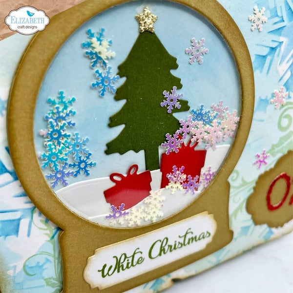 Elizabeth Craft Metal Die Snow Globe fun*