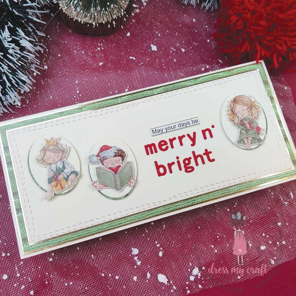 Dress My Craft Image Sheet A4 2/Pkg Christmas Stories*