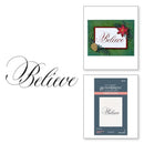 Spellbinders Gems From Handmade Holidays Handmade Holid Copperplate Believeys*