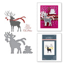 Spellbinders BetterPress Press Plate & Die Set Dashing Reindeer