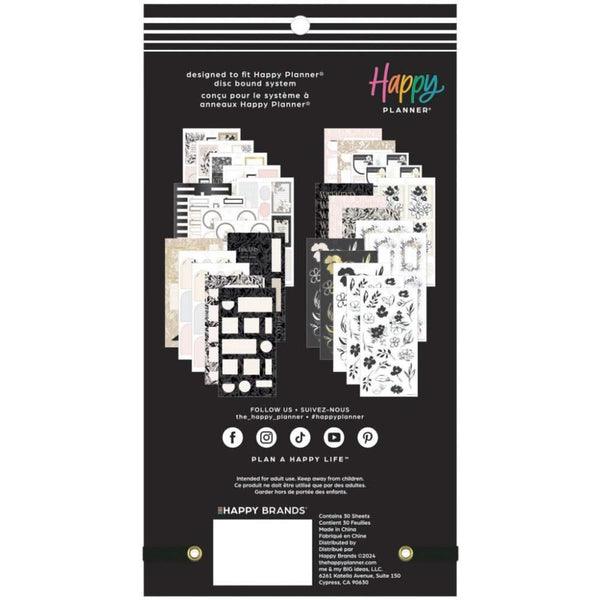 Happy Planner Classic Sticker Value Pack 30/Sheets - Sketchy Florals