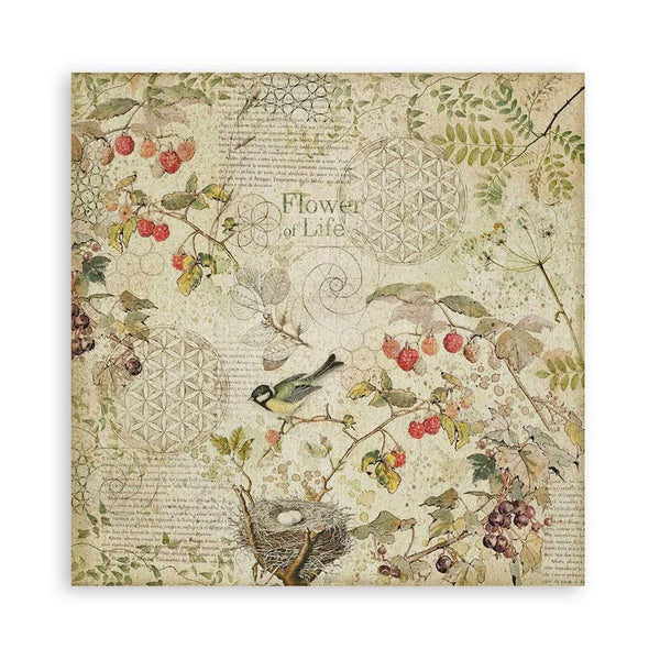 Stamperia Single-Sided Paper Pad 12"x 12" 22/Pkg - Forest