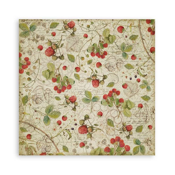 Stamperia Single-Sided Paper Pad 12"x 12" 22/Pkg - Forest