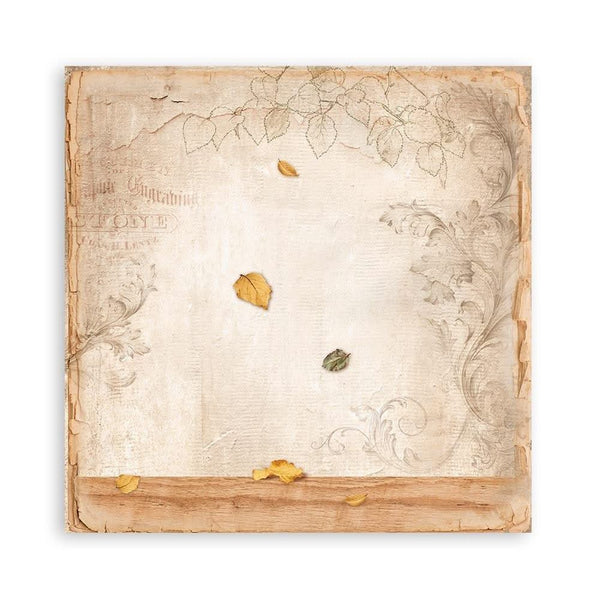 Stamperia Single-Sided Paper Pad 8"x 8" 22/Pkg - Golden Harmony*