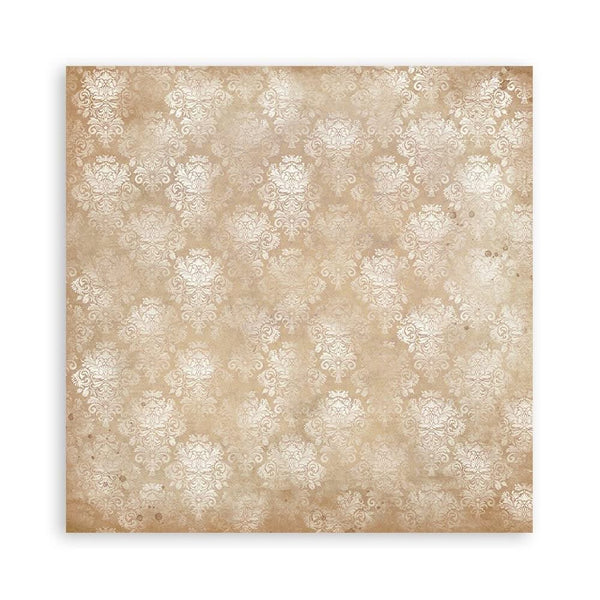 Stamperia Single-Sided Paper Pad 8"x 8" 22/Pkg - Golden Harmony*