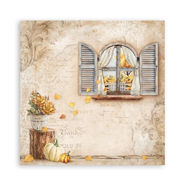 Stamperia Single-Sided Paper Pad 8"x 8" 22/Pkg - Golden Harmony*