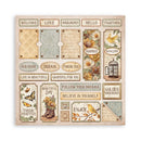 Stamperia Single-Sided Paper Pad 8"x 8" 22/Pkg - Golden Harmony*