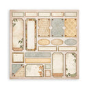 Stamperia Single-Sided Paper Pad 12"x 12" 22/Pkg - Golden Harmony