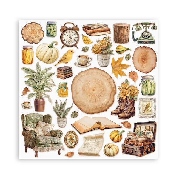 Stamperia Single-Sided Paper Pad 12"x 12" 22/Pkg - Golden Harmony