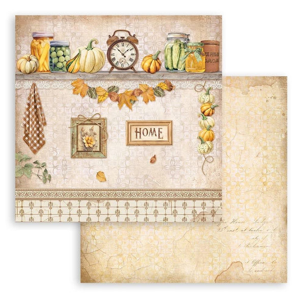 Stamperia Double-Sided Paper Pad 12"x 12" 10/Pkg - Golden Harmony*