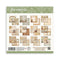 Stamperia Double-Sided Paper Pad 12"x 12" 10/Pkg - Golden Harmony*