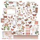 49 And Market Laser Cut Outs Elements, Colour Swatch: Terracotta